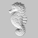 Low Fire - Seahorse Dish - MB-1381