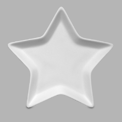 Low Fire - Small Star Plate 