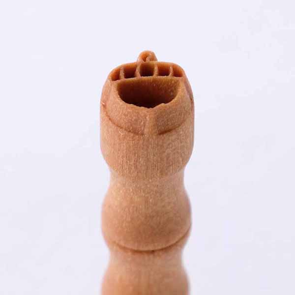 1.0cm round.  Acorn 