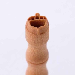 1.0cm round.  Acorn 