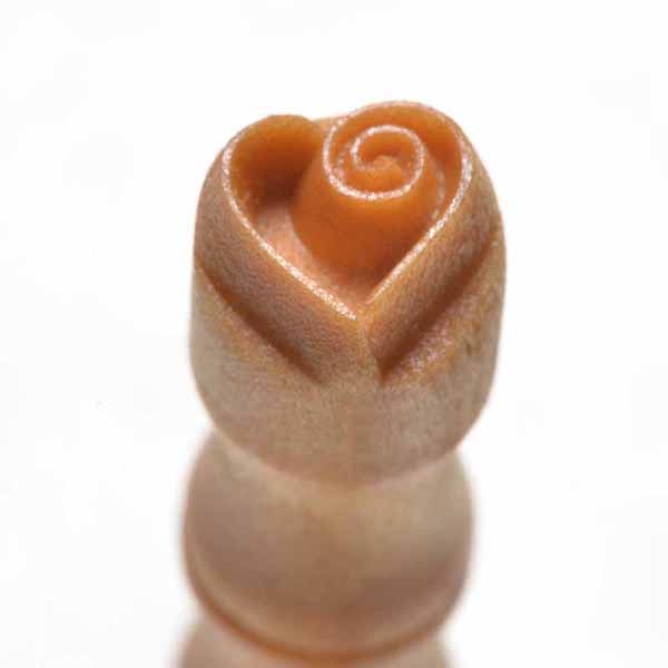 1.0cm round. Heart spiral 