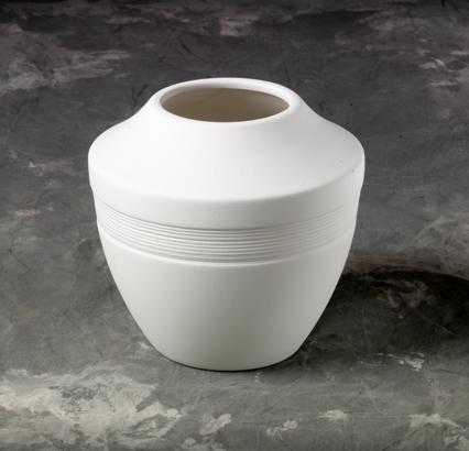 Low Fire - Banded Vase 