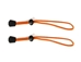 Clay Bag Ties - Reusable - Orange (2 ct) - X10077