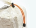 Clay Bag Ties - Reusable - Orange (2 ct) - X10077