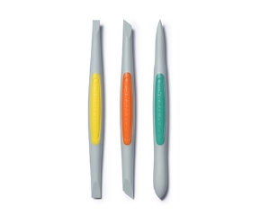 Clay Finishing Tools (Medium): Flex-Firm Silicone Set (3pcs) 