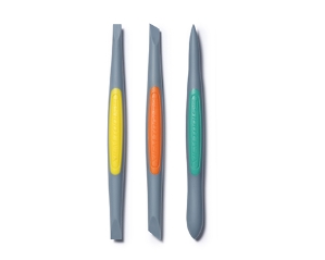 Clay Finishing Tools (Medium): Strong-Firm Silicone Set (3pcs) 