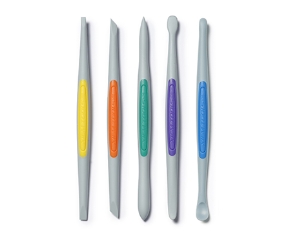 Clay Finishing Tools (Small): Flex-Firm Silicone Set (5pcs) 