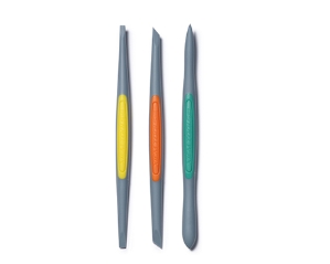 Clay Finishing Tools (Small): Strong-Firm Silicone Set (3pcs) 