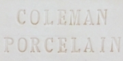 Coleman Porcelain 
