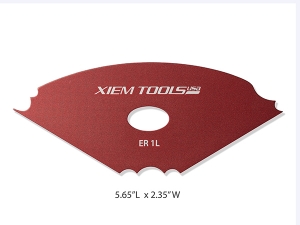 Edger Rib 1 Large Red Anodized Aircraft Aluminum 