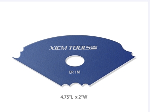 Edger Rib 1 Medium Blue Anodized Aircraft Aluminum 