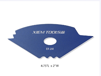 Edger Rib 2 Medium Blue Anodized Aircraft Aluminum 