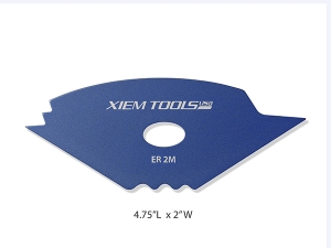 Edger Rib 2 Medium Blue Anodized Aircraft Aluminum 
