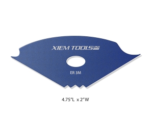 Edger Rib 3 Medium Blue Anodized Aircraft Aluminum 