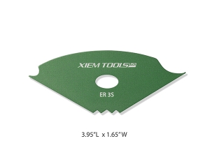 Edger Rib 3 Small Green Anodized Aircraft Aluminum 