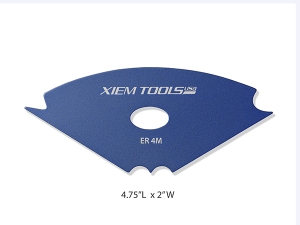 Edger Rib 4 Medium Blue Anodized Aircraft Aluminum 