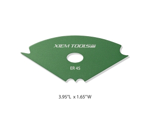 Edger Rib 4 Smal lGreen Anodized Aircraft Aluminum 