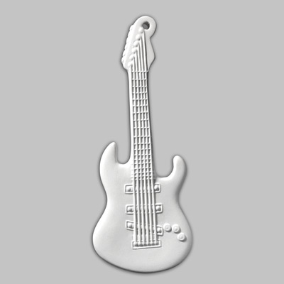 Low Fire - Electric Guitar Ornament 