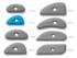 Firm Silicone Rib 2 - Blue - X10202