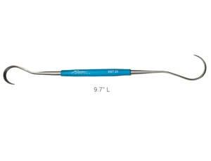 Griffon Hook Sculpting Tool Double-End, Hand Forged Stainless 9.2 with Packaging 