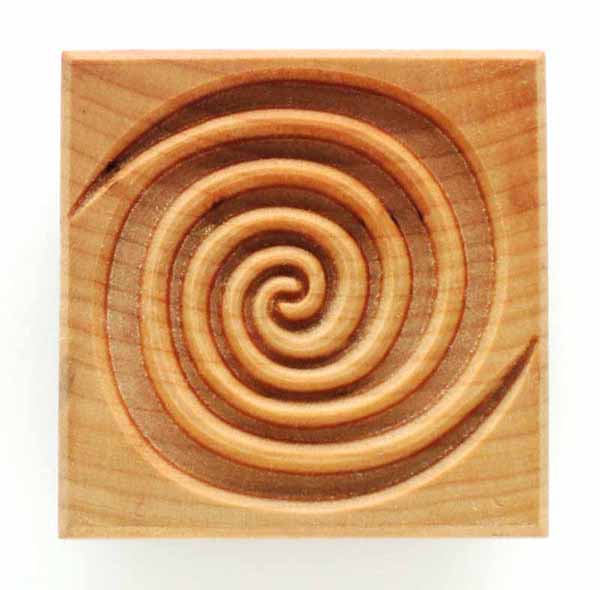 Large Square #02. Double Spiral 