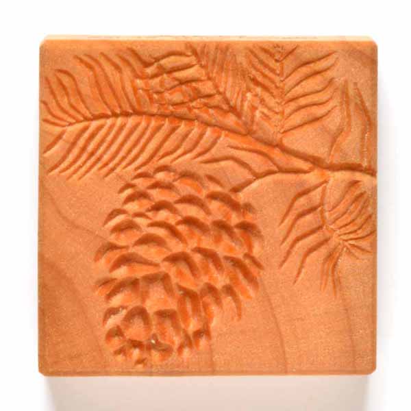 Large Square #49. Pine bough 