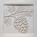 Large Square #49. Pine bough - MKM-SSL-049