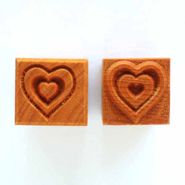 Medium Square #141. Heart in heart 