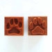 Medium Square #144 Dog paw print - MKM-Ssm-144