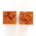 Medium Square #149. Rearing horse - MKM-Ssm-149