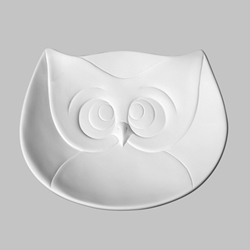 Low Fire - Owl Dish 
