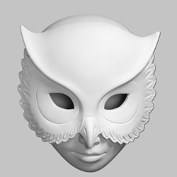Low Fire - Owl Mask Box 