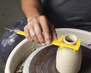 Potters Clay Gauge: Caliper & Depth Measurement Tool 