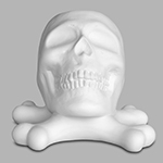 Low Fire - Skull/Crossbones Cell Phone 