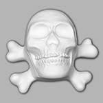 Low Fire - Skull/Crossbones Containers 