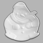 Low Fire - Snowman Dish 