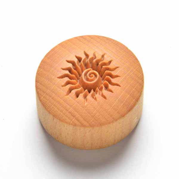 Stamps4Clay 4 cm Spiral Sun 