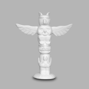 Low Fire - Totem Pole - 6.5" 