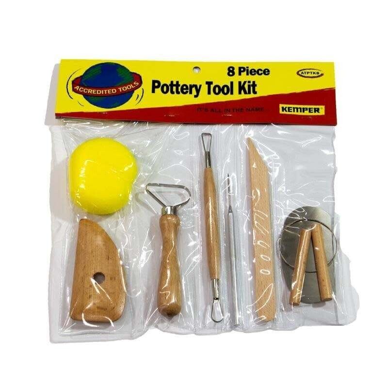 Kemper Tools Pottery Tool Kit, 8 Piece