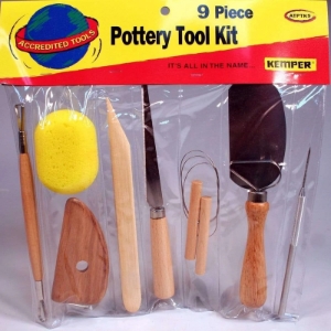 Kemper Tools Pottery Tool Kit, 9 Piece