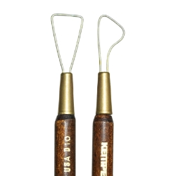 6 Inch Dbl Wire End Tool Kemper 6 Inch Dbl Wire End Tool, Kemper tools, pottery tools, ceramic tools, clay tools, wire tool, wire tools, clay cutting