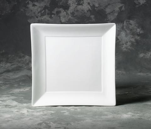 Low Fire - Square Dinner Plate 