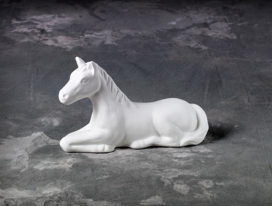 Low Fire - Cute Laying Horse 