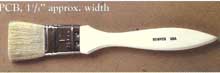 Porcelain Clean Up Brush Kemper Porcelain Clean Up Brush, Kemper tools, pottery tools, ceramic tools, clay tools, brush